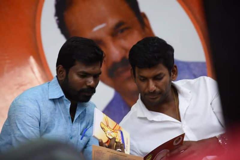 Vishal Film Factor Release Statement about against accountant Ramya