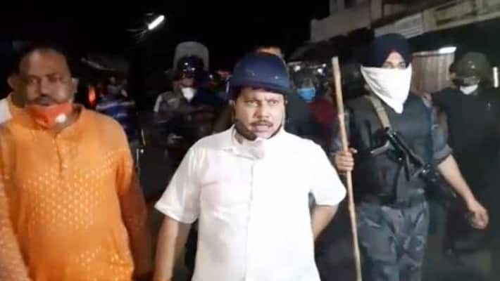 Police raid at Arjun Singh petrol pump BTD Police raid at Arjun Singh petrol pump BTD
