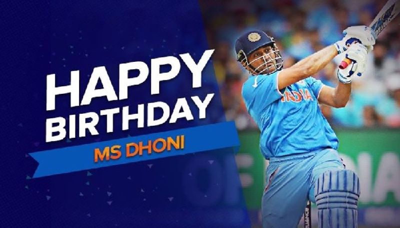 Mahendra Singh Dhoni, India's most successful captain, has a birthday today asa