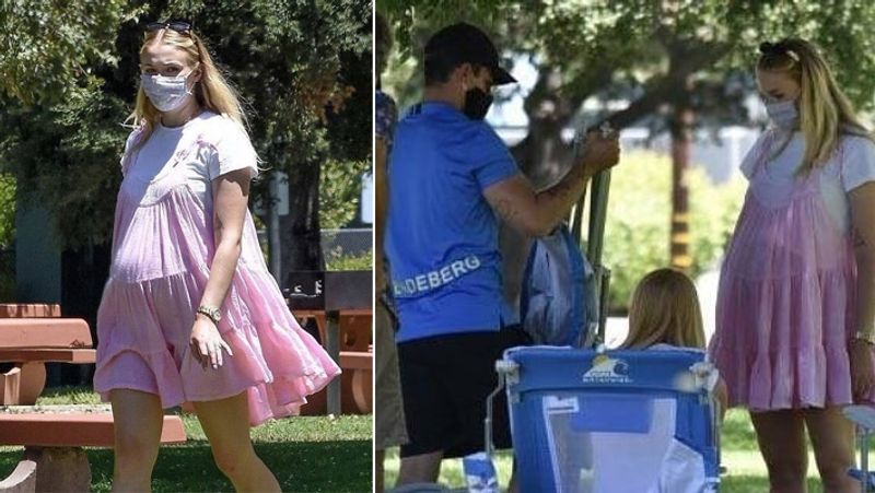 Priyanka Chopra Sister in law Sophie Turner is pregnant she flaunts Baby Bump See in pics KPY