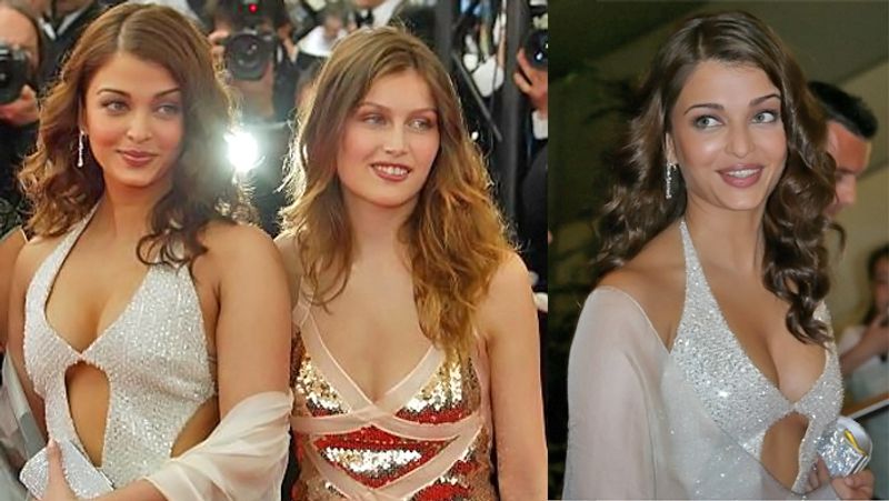 Aishwarya Rai Revealing Dress in Cannes Film Festival 2004 KPG