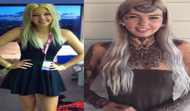 dragon girl amber luke spends 90 lakh rupees on extreme body modification including 600 tattoos to breast hip implants kph