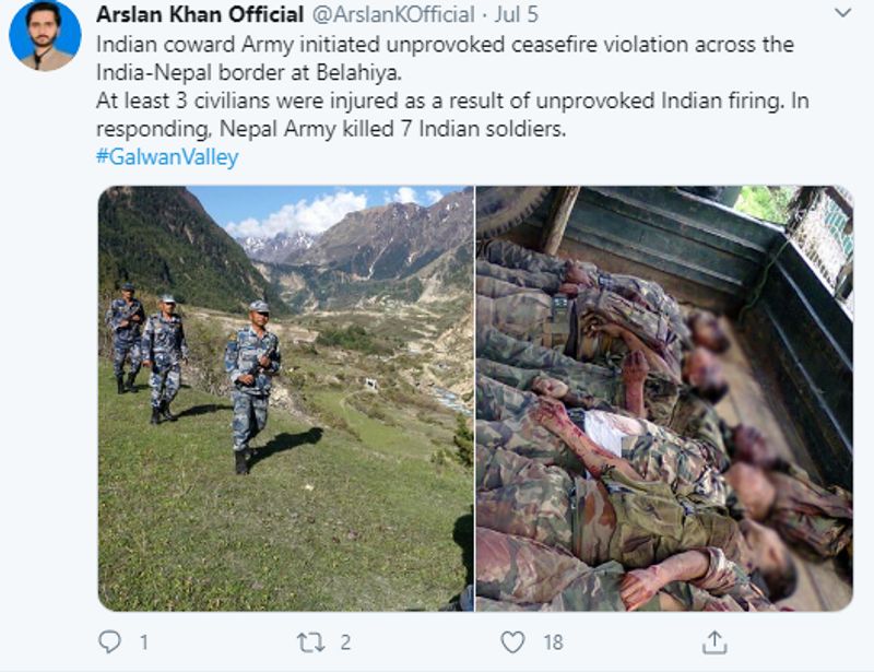 nepal killed seven indian soldiers at border old unrelated images viral kpt