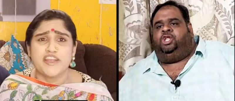 You come front of camera for kissing only Producer Ravinder Slams Vanitha and Peter paul Marriage issue