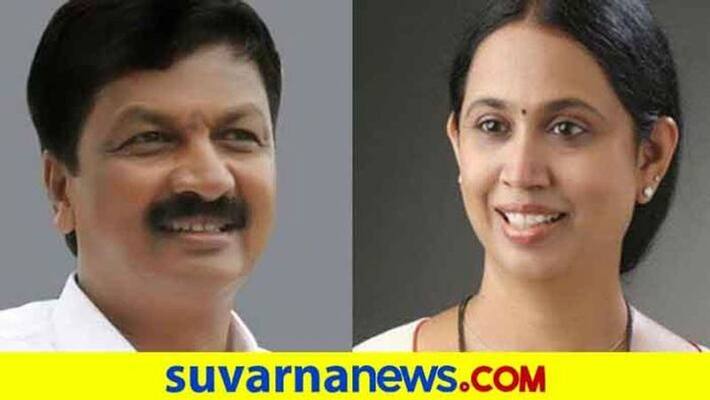 Congress MLA Laxmi Hebbalkar and Ramesh Jarkiholi Starts MLC Election campaign In Belagavi rbj Congress MLA Laxmi Hebbalkar and Ramesh Jarkiholi Starts MLC Election campaign In Belagavi rbj