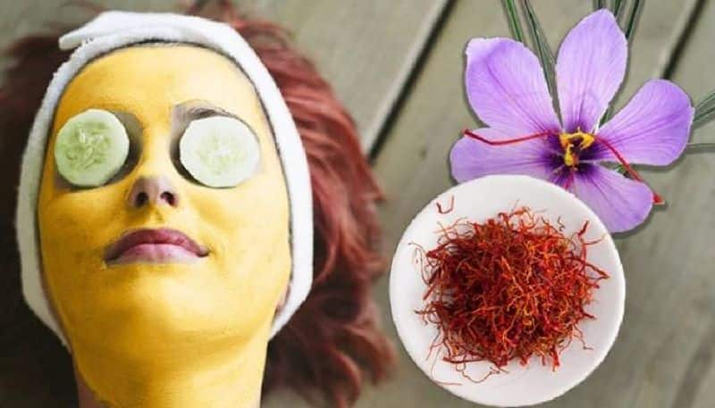 saffron face pack is good for your skin