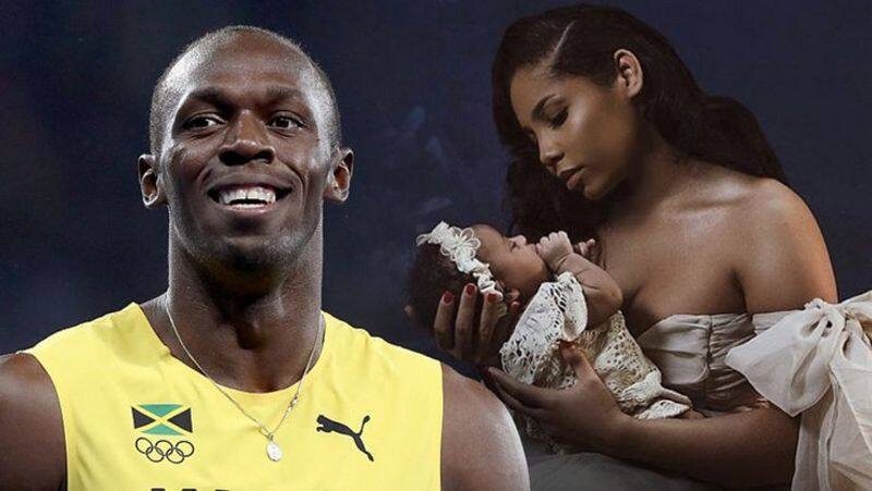 Surprise photo by Usain Bolt Romantic wife who is sliding. !!