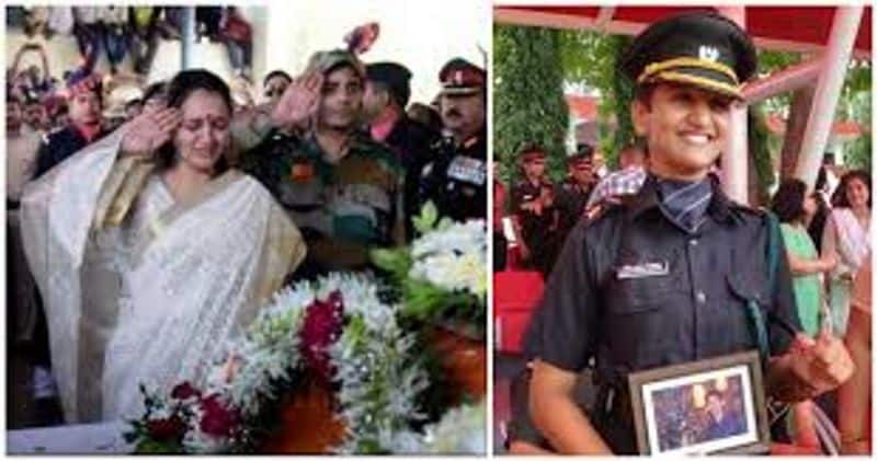 she survived when most crumble smriti irani lauds majors widow who has joined army