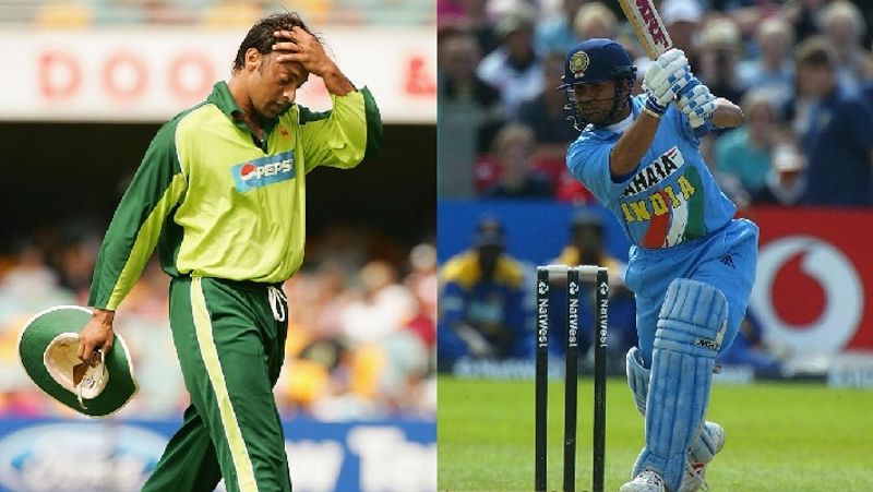 shahid afridi says that shoaib akhtar threatened sachin tendulkar by some spells