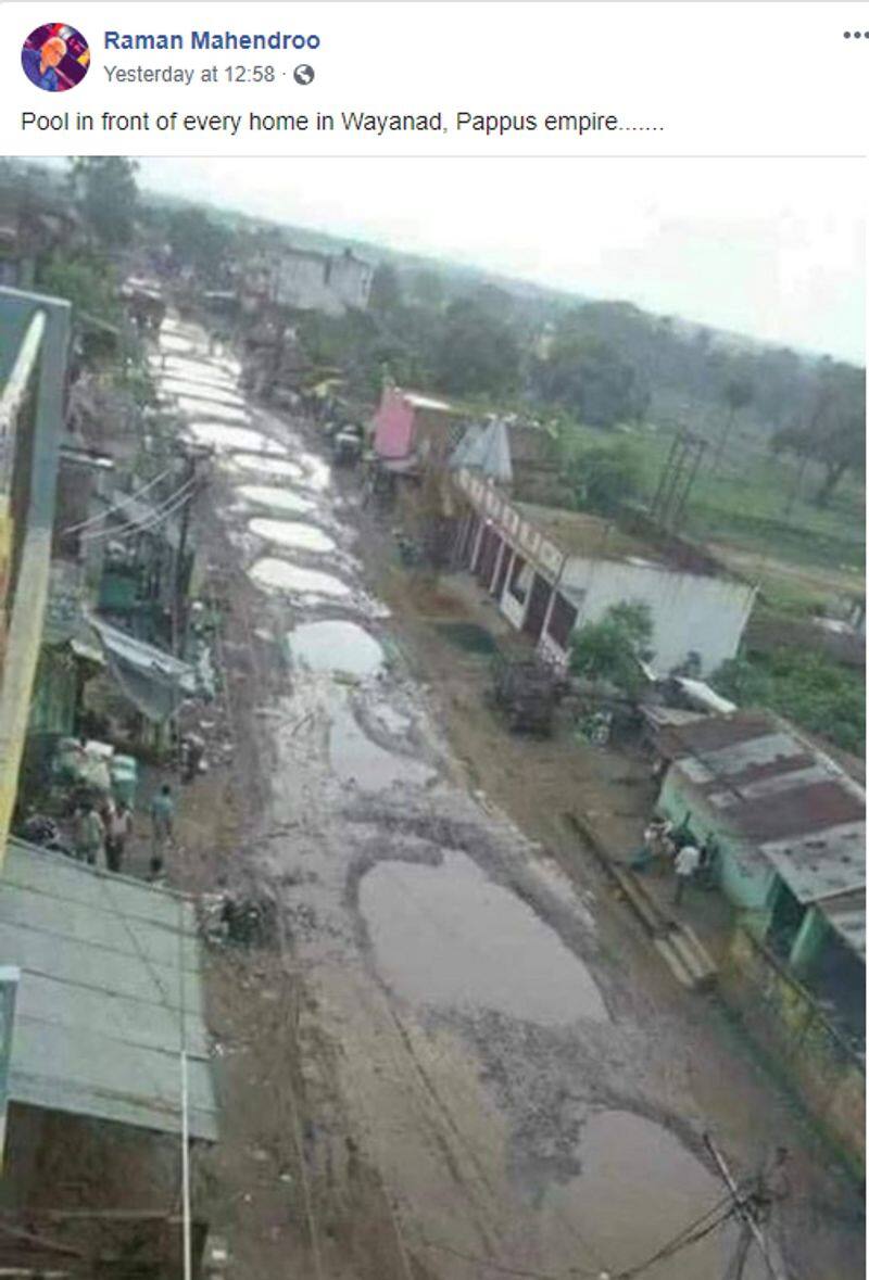 is this road from Rahul Gandhis Wayanad constituency