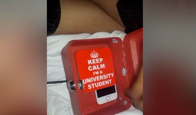 lincoln university male student hides iphone in red box hidden in bathroom capturing female friend bathing live to 15 other boys kph