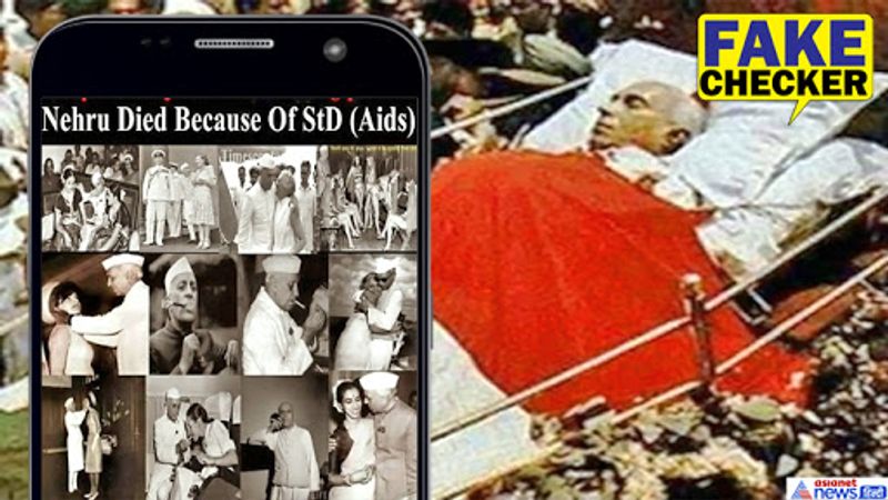 jawaharlal nehru died by std fake claim know truth behind his death nehru fake news in hindi kpt