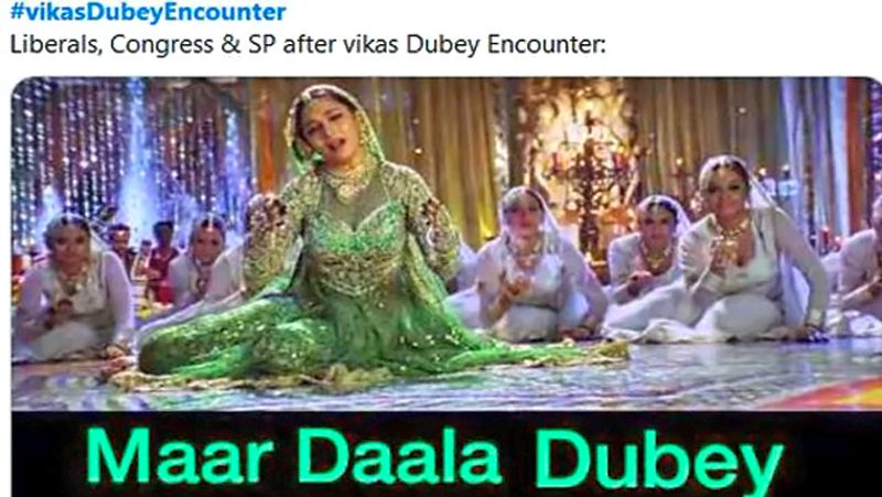 Vikas dubey encounter memes and Funny comment goes viral KPG