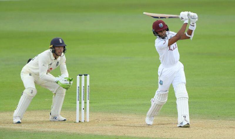 west indies 114 runs lead after first innings finished in the test match against england