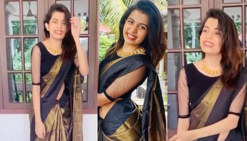 diya krishna s new photos in saree viral
