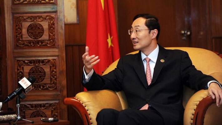 China is not a militant country Chinese ambassador who is a dog on India's feet China is not a militant country Chinese ambassador who is a dog on India's feet