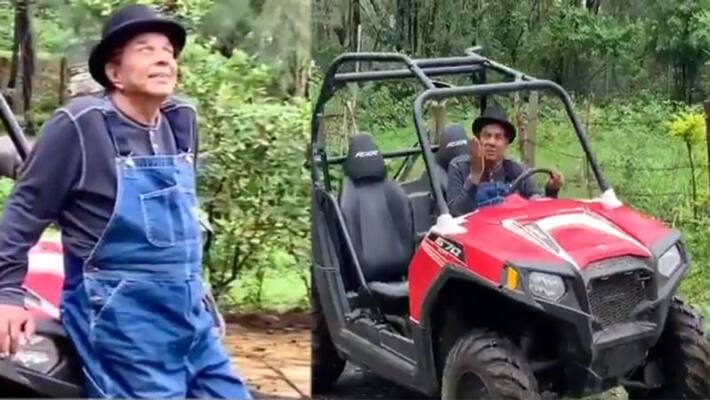dharmendra returns to lonavala farm house again share video KPJ dharmendra returns to lonavala farm house again share video KPJ