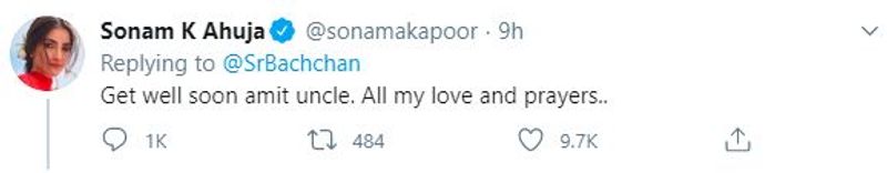 Celebs wish Amitabh and Abhishek a speedy recovery