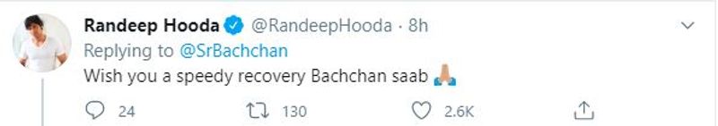 Celebs wish Amitabh and Abhishek a speedy recovery