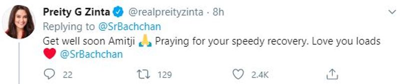 Celebs wish Amitabh and Abhishek a speedy recovery