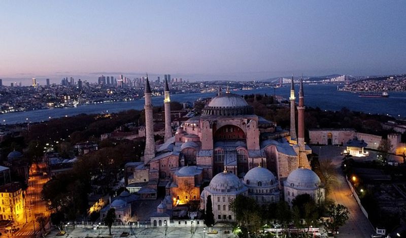 is this a new babari istanbul famous catheral hagia sophia converted in mosque outrages people anger kph