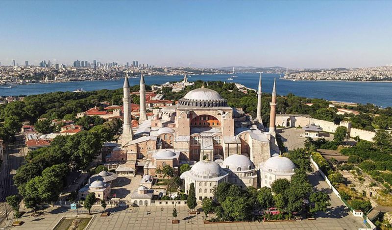is this a new babari istanbul famous catheral hagia sophia converted in mosque outrages people anger kph