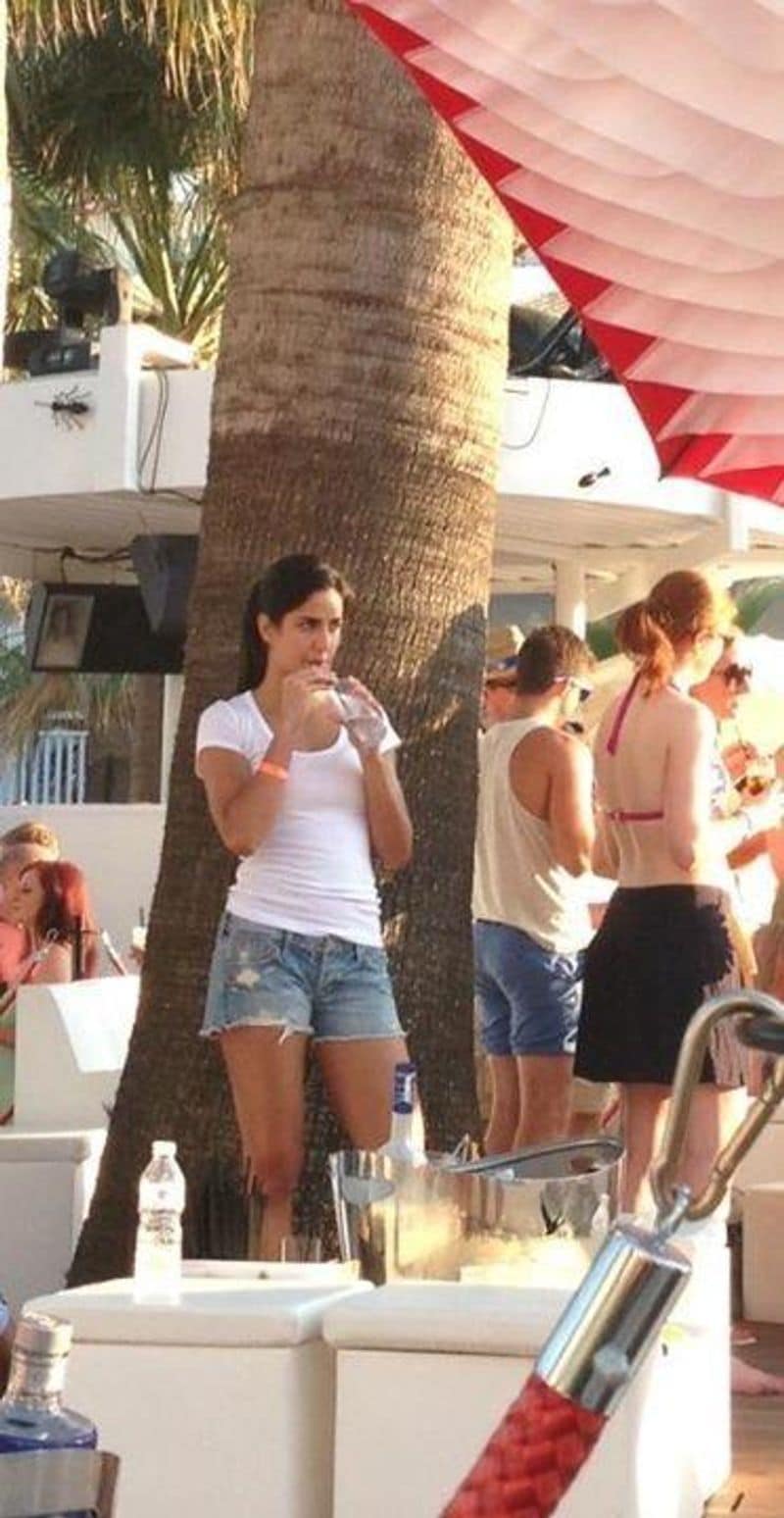 When they were back in the Bay, the duo was quizzed about their leaked holiday pictures, which they took very lightly and avoided answering them.