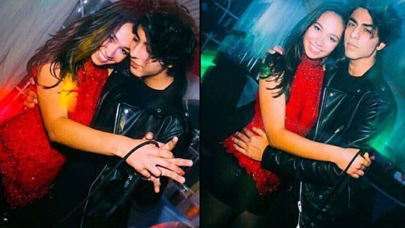 Shahrukh Khan son Aryan Khan cozy with mystery girl photos viral on social media KPJ