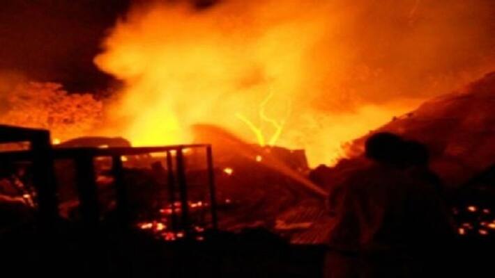 Blast at Solvent pharma company at Visakhapatnam: dead body found Blast at Solvent pharma company at Visakhapatnam: dead body found