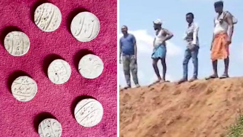Palamu News: 902, 1100 and 1082 AD coins from the Mughal Empire Treasure found in the Farm, People understand the ghost in the pot kpa