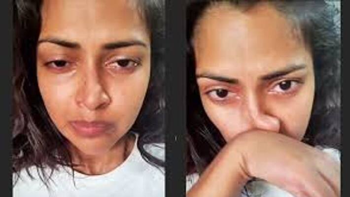 Netizens Kidding Actress Amala Paul For Post her Crying Video in social media Netizens Kidding Actress Amala Paul For Post her Crying Video in social media