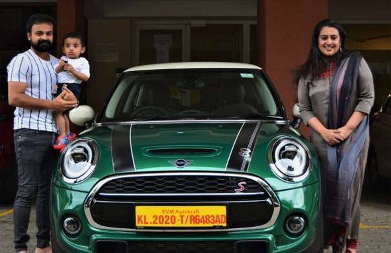 actor kunchacko boban bought mini cooper 60 year special edition car
