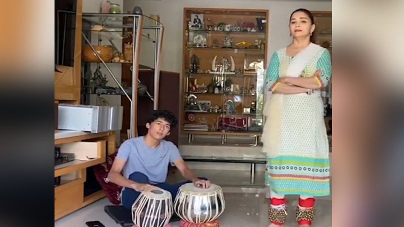 madhuri dixit beautiful luxurious house inside photos of celebrity house KPJ