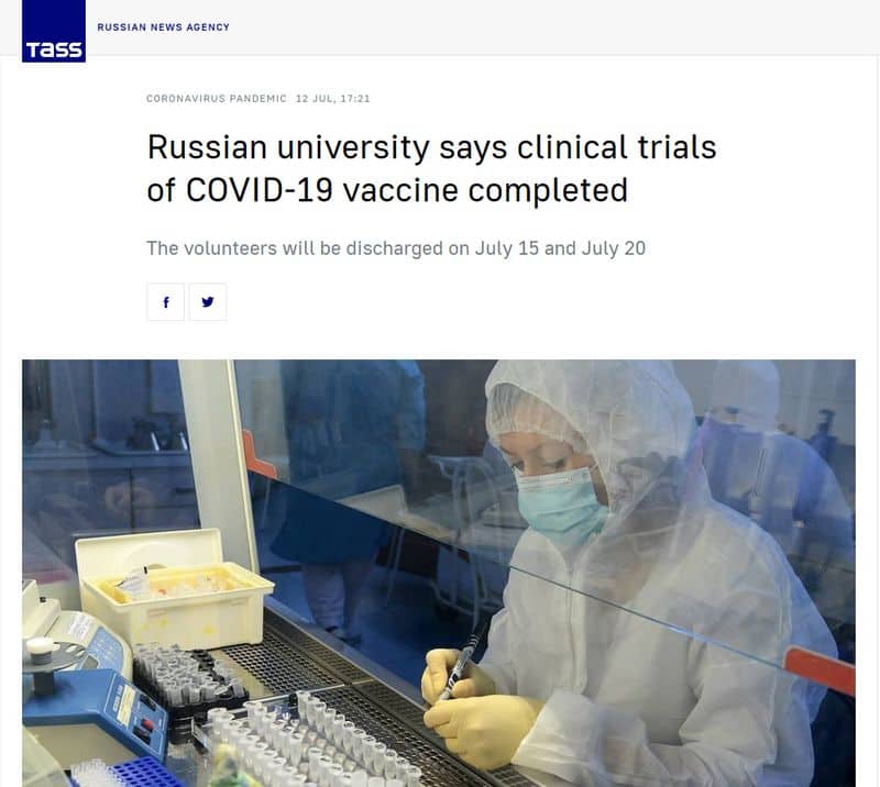 Why Russian Covid 19 vaccine not ready yet