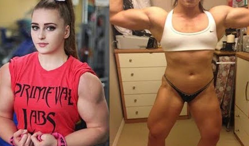 super skinny teen girl julia vins transforms into muscle barbie shocks world kph
