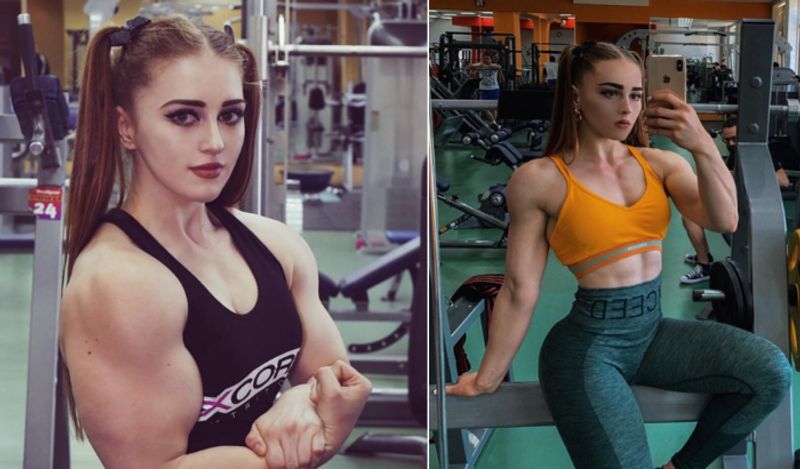 super skinny teen girl julia vins transforms into muscle barbie shocks world kph