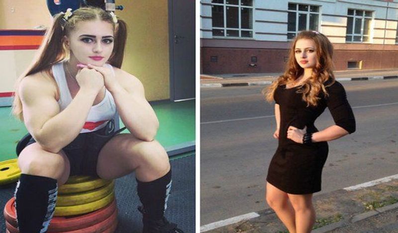 super skinny teen girl julia vins transforms into muscle barbie shocks world kph