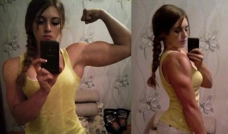 super skinny teen girl julia vins transforms into muscle barbie shocks world kph