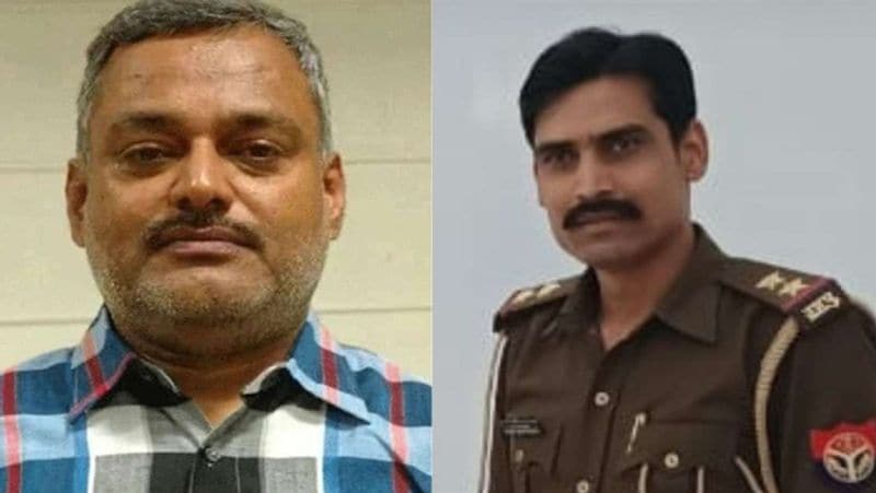 Gangster Vikas Dubey beat complainant Rahul in front of SO Vinay Tiwari he Surfaced after 12 days kpl