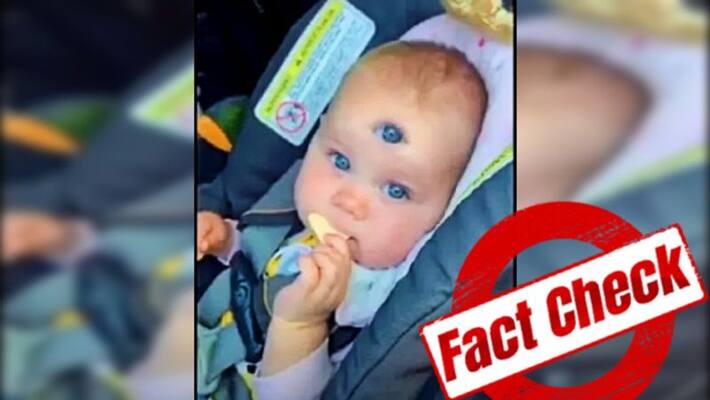 Fact-Check, Video of three-eyed miracle baby goes viral, real or fake BAL Fact-Check, Video of three-eyed miracle baby goes viral, real or fake BAL