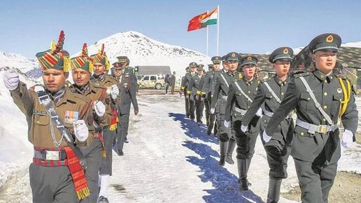 India China Face off china Showing unwillingness to move back from finger area KPY India China Face off china Showing unwillingness to move back from finger area KPY