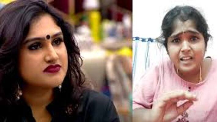 vanitha and surya devi present in vadapazhani police station for investigation vanitha and surya devi present in vadapazhani police station for investigation