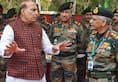 Defense Minister Rajnath Singh arrives amidst dispute with China on border