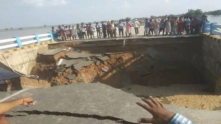 Sattarghat bridge collapses 29 days after inauguration, Tejashwi Yadav said- Nitish's corrupt government is filing a case against the villagers ASA Sattarghat bridge collapses 29 days after inauguration, Tejashwi Yadav said- Nitish's corrupt government is filing a case against the villagers ASA