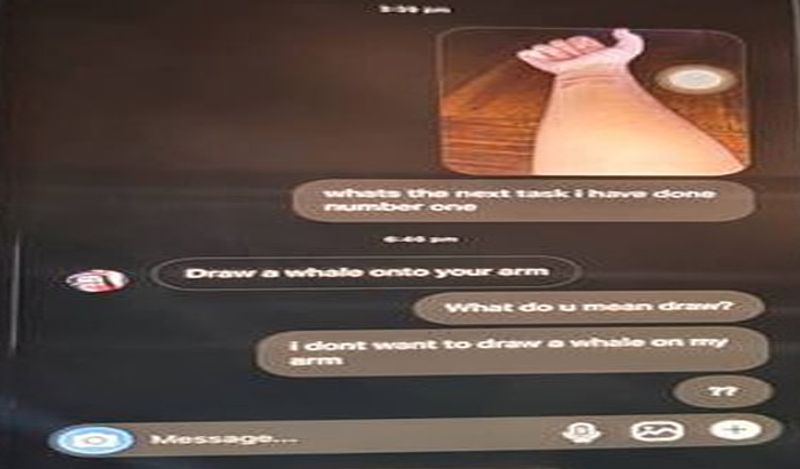police issued warning as blue whale game again returned in lockdown encouraging teens to suicide kph