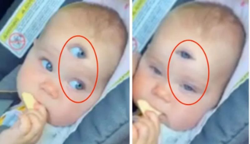 three eyes miracle child morphed video viral know the truth here fact check news in hindi kpt