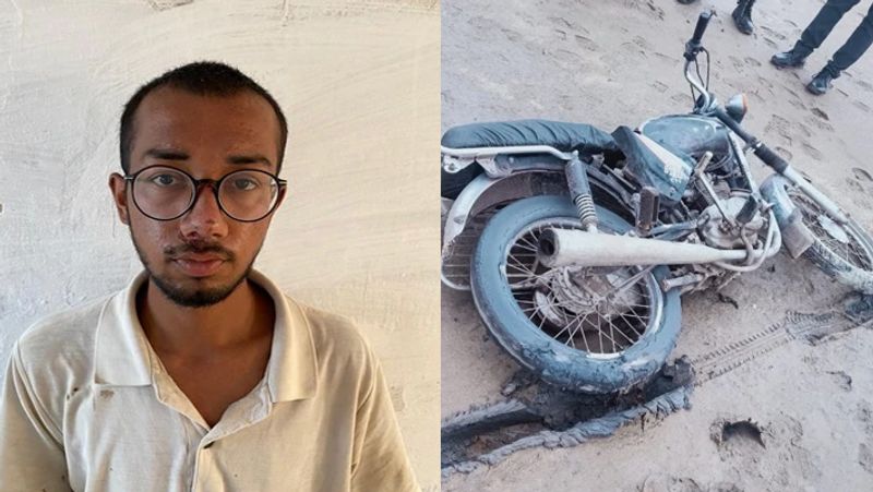 maharashtra young man set out for Pakistan by bike to meet girlfriend from kutch border KPP