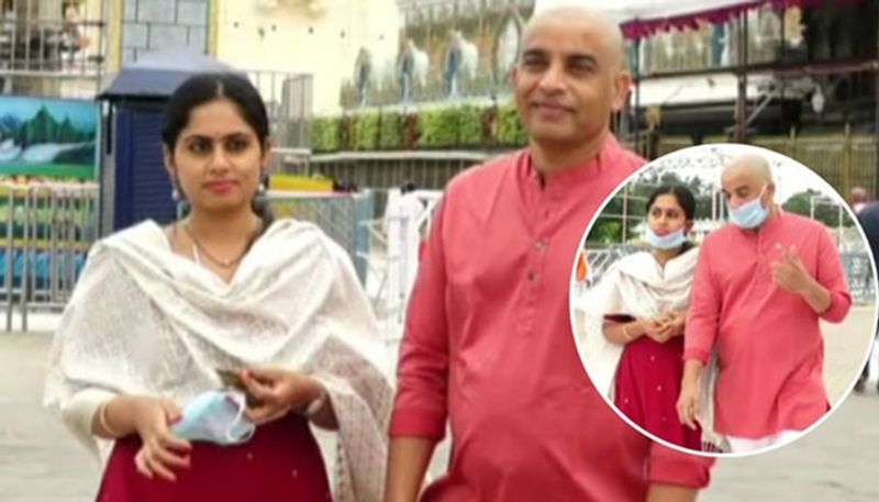 Star producer Dil Raju and his wife tejaswini new photos goes viral on social media
