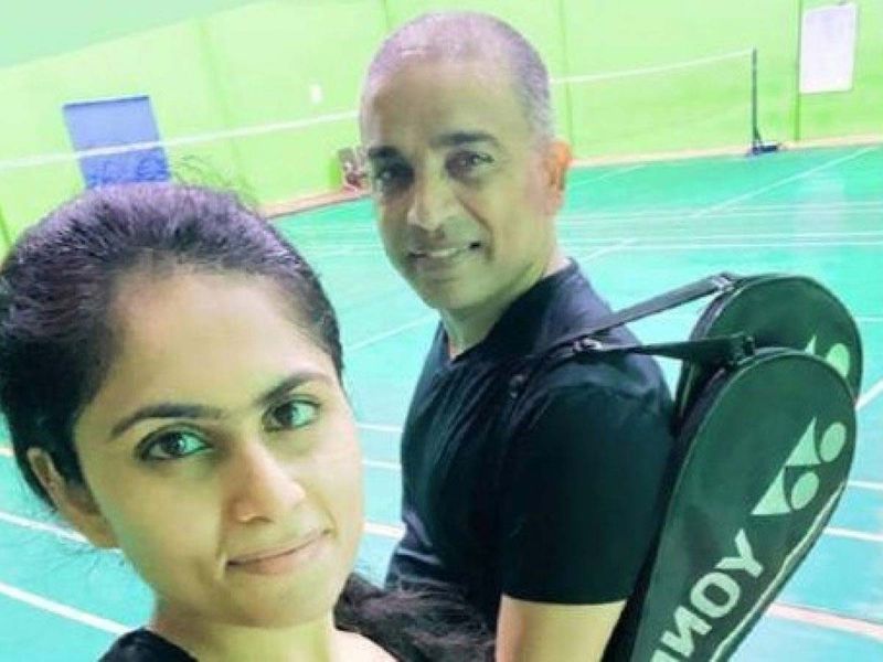 Star producer Dil Raju and his wife tejaswini new photos goes viral on social media