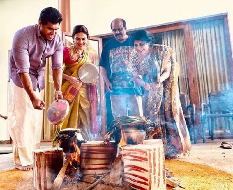 நாடு வீட்டில் தலை பொங்கல் கொண்டாட்டம் 